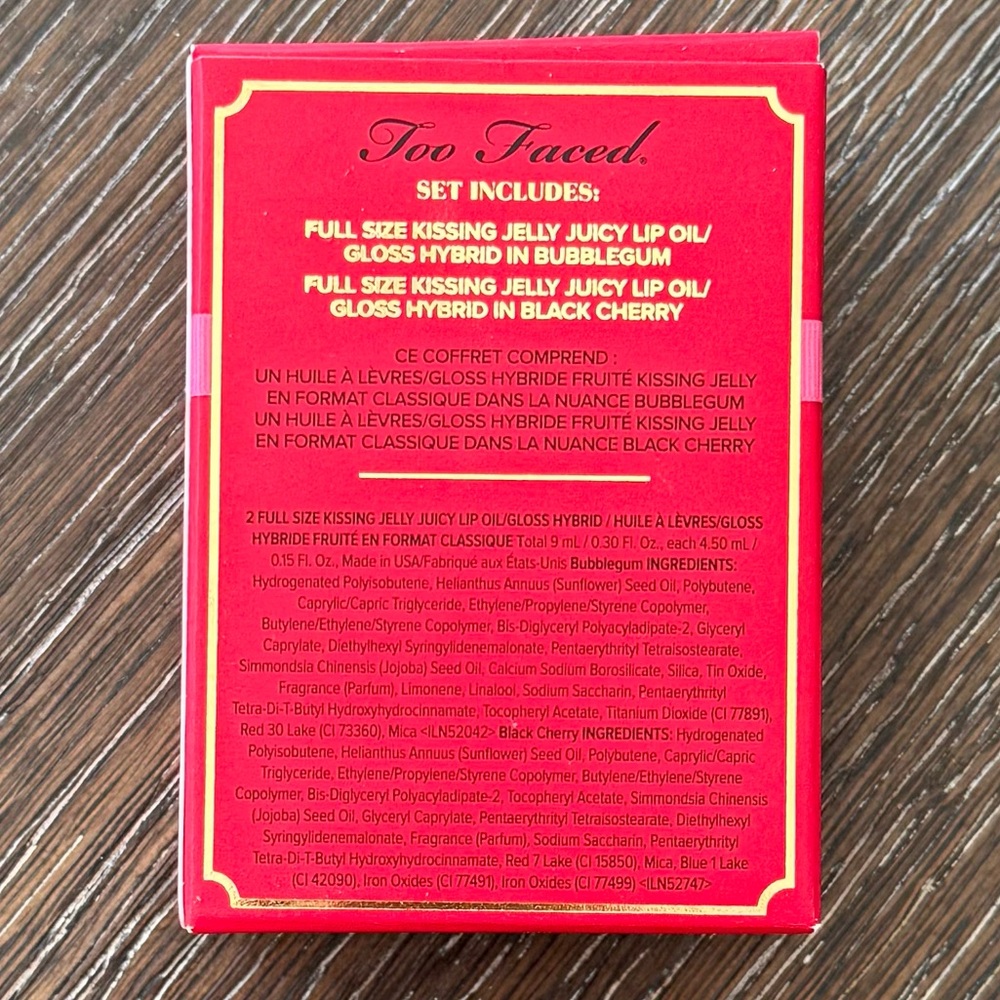 Too Faced Kissing Jelly Perfect Pair Lip Gloss Set - Picture 2 of 7